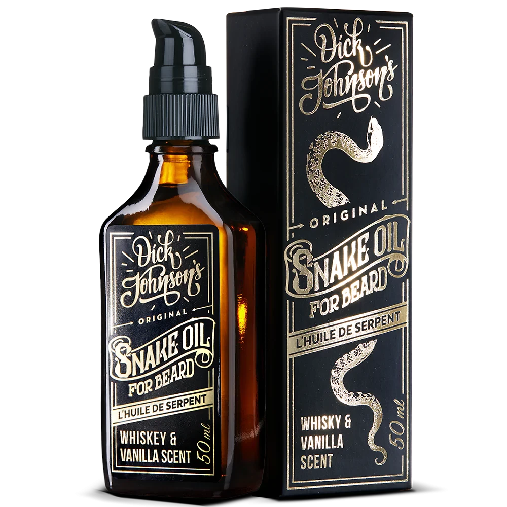 Dick Johnsons Beard Oil snake oil