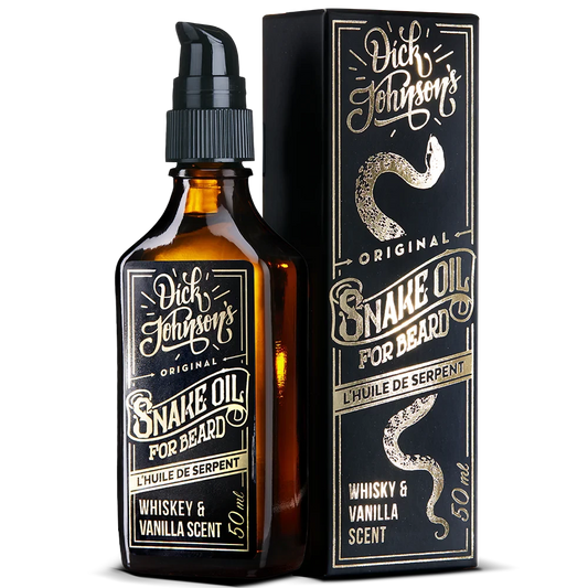 Dick Johnsons Beard Oil snake oil